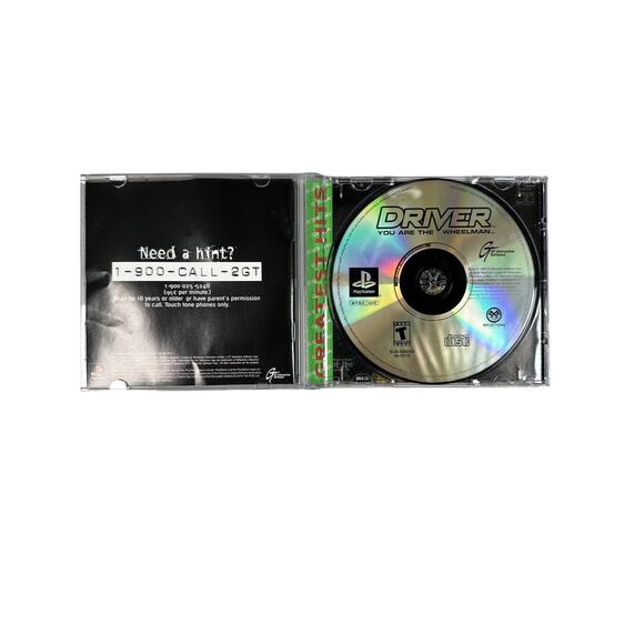 Driver - Greatest hits (Sony PlayStation 1, 1999) Authentic, CIB, Tested - Picture 2 of 3